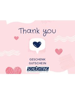 Gutschein Thank You